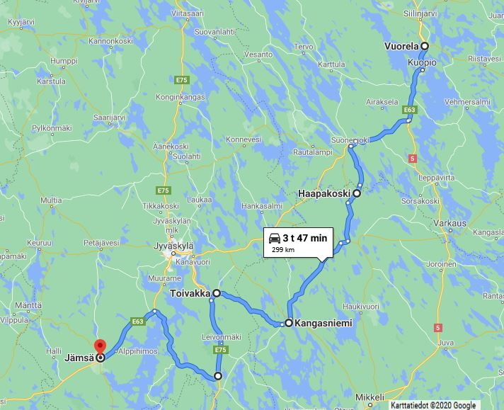 Reittikartta 6.8.2006