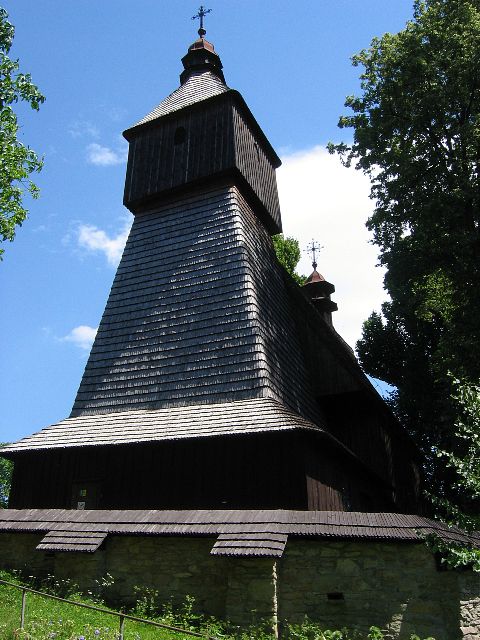 Hervartovin puukirkko. Hervartov, Slovakia.