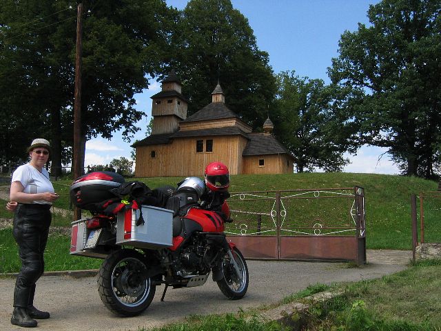 Kožanyn ortodoksinen puukirkko. Kožany, Slovakia.
