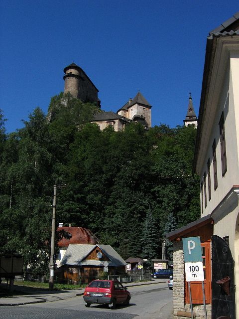 Oravan linna. Oravsk Podzmok, Slovakia.