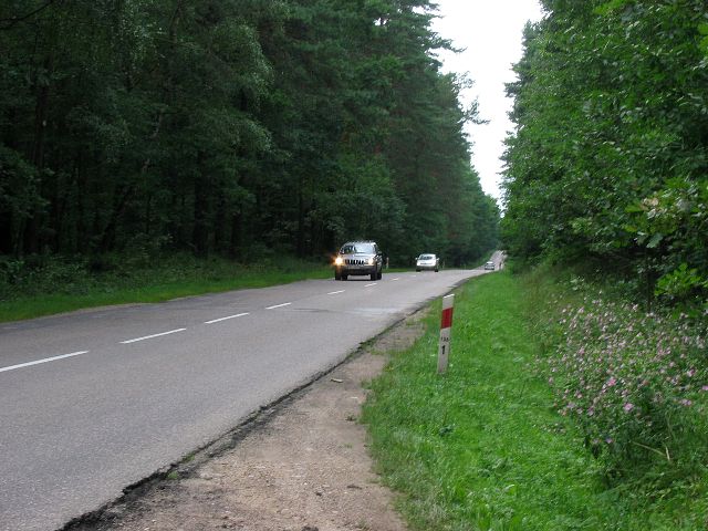 Pohjoispuolalainen maantie. Maly Plock, Puola.