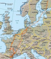 Vuoden 2011 reissun kartta. Tarkemmat reittikartat lytyvt kunkin pivn kohdalta.