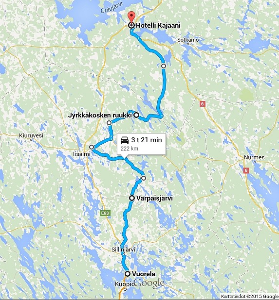 Reittikartta 8.7.2014.