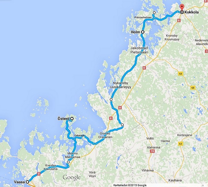 Reittikartta 20.7.2014.