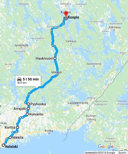 Reittikartta 4.7.2016.